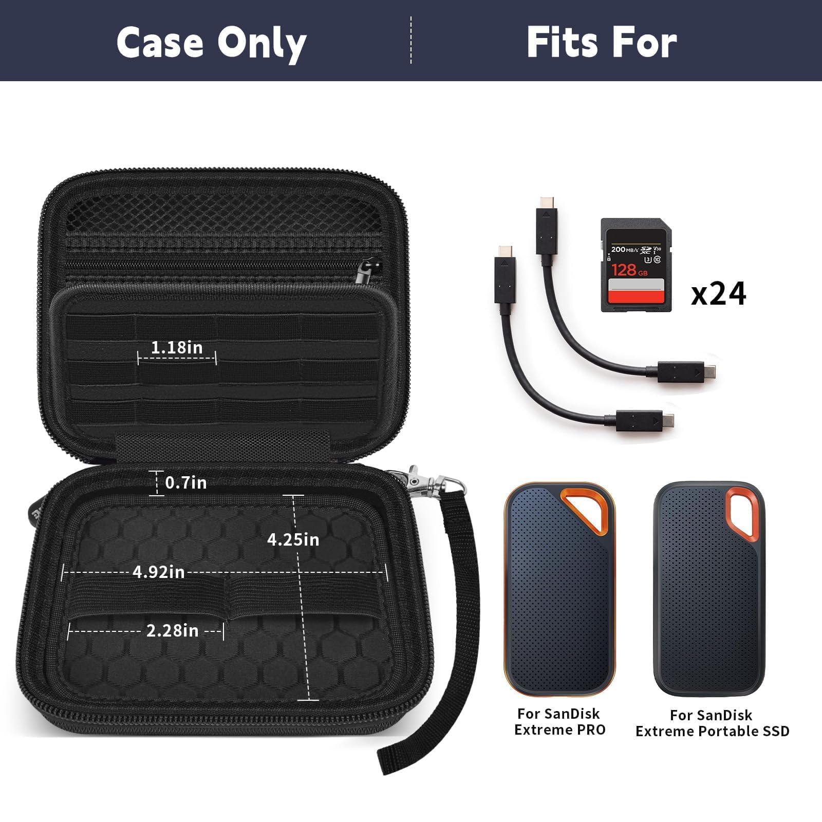 Amazon.co.jp: SanDisk 1TB 2TB 4TB 500GB 8TB対応ケース SanDisk